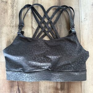 Sweat + Milk Chloe 4 Running Nursing & Pumping Sports Bra (Black Cheetah)